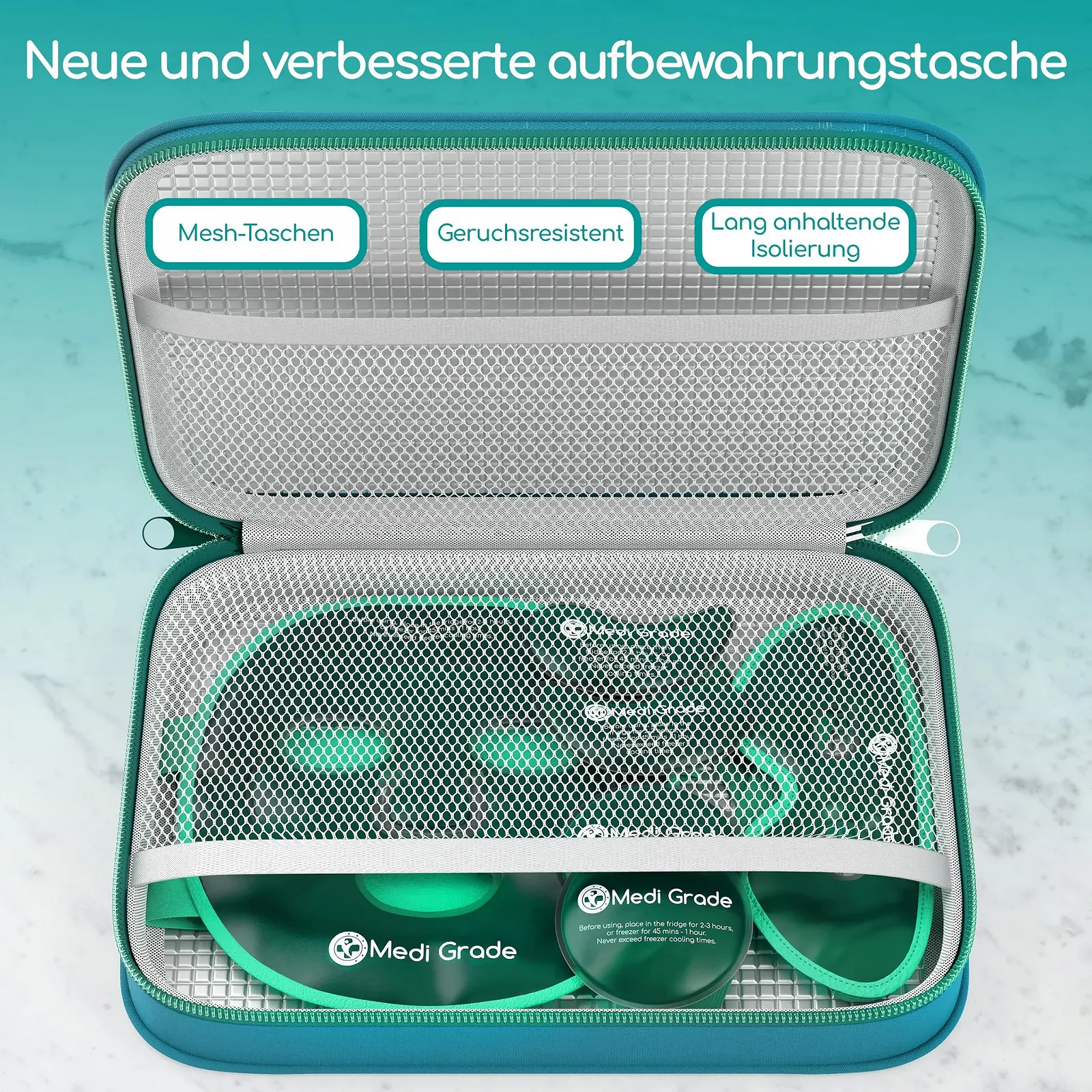 Охлаждающая Маска Medi Grade для Лица и Охлаждающие Пады для Глаз с Гелевой Технологией, для Глаз, для Удаления Темных Кругов, Уменьшает Отёчность, с Холодильной Сумкой, фото №8 Охлаждающая Маска Medi Grade для Лица и Охлаждающие Пады для Глаз с Гелевой Технологией, для Глаз, для Удаления Темных Кругов, Уменьшает Отёчность, с Холодильной Сумкой, фото №8