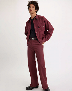 Мужская куртка Levis - Western Trucker C Red Mahogany - L synthetic.ua - Фото 1