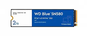 NVMe SSD WD Blue SN580 2TB PCIe Gen4 x4 M.2 2280 Blue - Фото 1