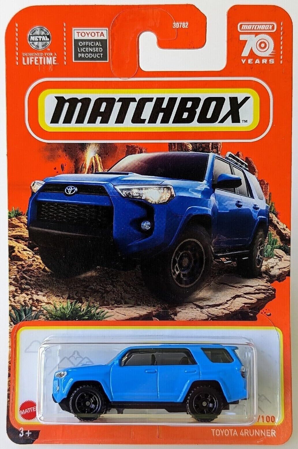 Игрушечная машинка Matchbox Toyota 4runner (синий) 92/100, фото №1