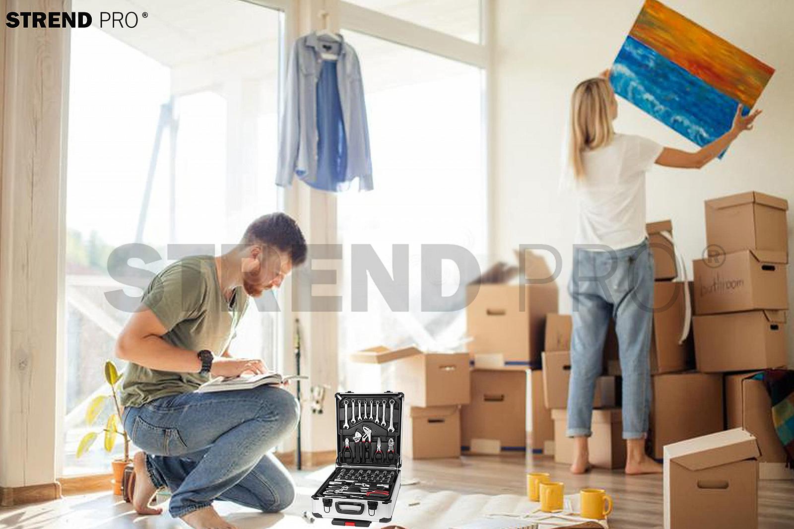 Ящик для инструментов STREND PRO 117 шт алюминиевый, фото №6 Ящик для инструментов STREND PRO 117 шт алюминиевый, фото №6