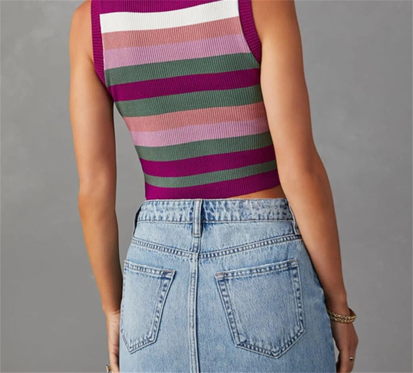 Спідниця A-силуету Agiyenna Денім з ґудзиками, боковим розрізом, високою талією, фото №4 Спідниця A-силуету Agiyenna Денім з ґудзиками, боковим розрізом, високою талією, фото №4