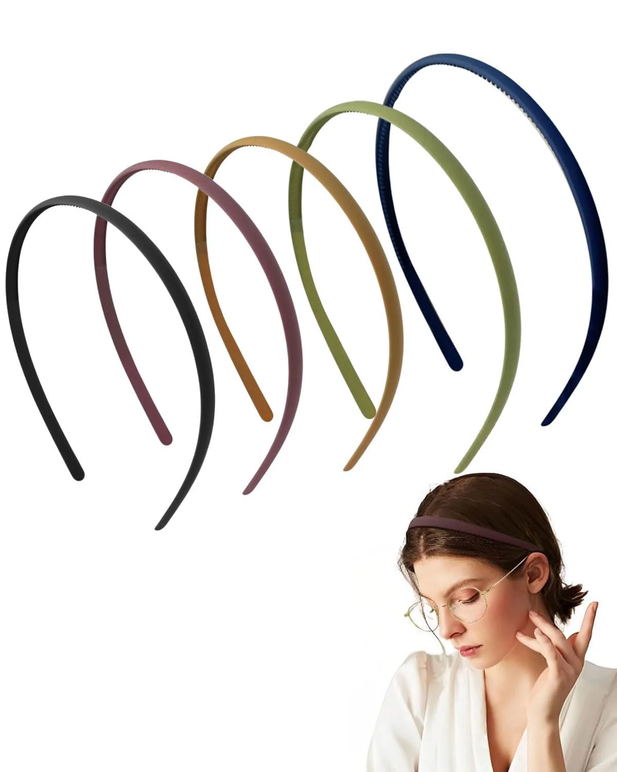 Набір з 5 обручів на голову, фото №1
