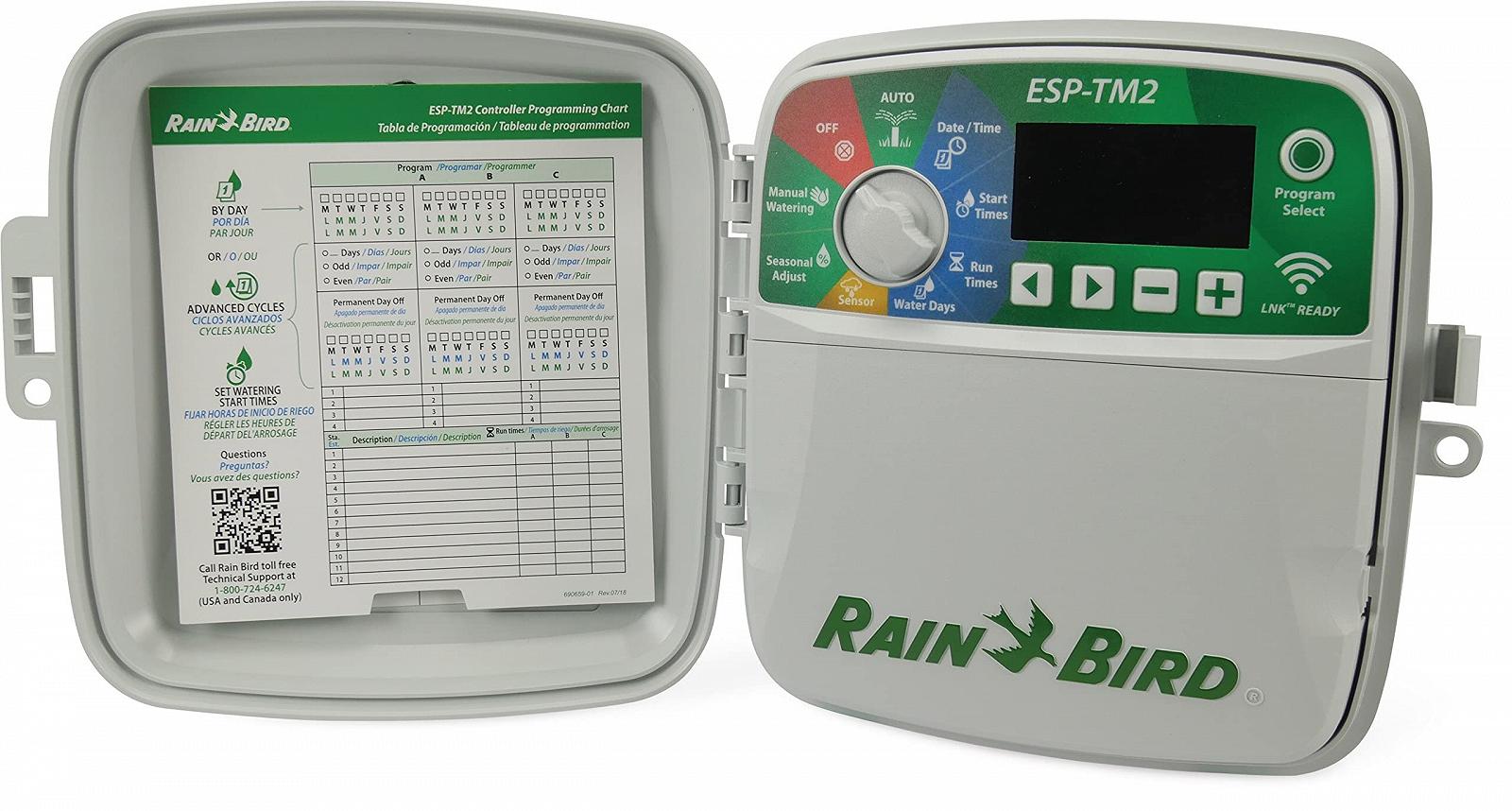 Програматор Rain Bird ESP-TM2 12 станцій WiFi Зовнішній F54232, фото №1