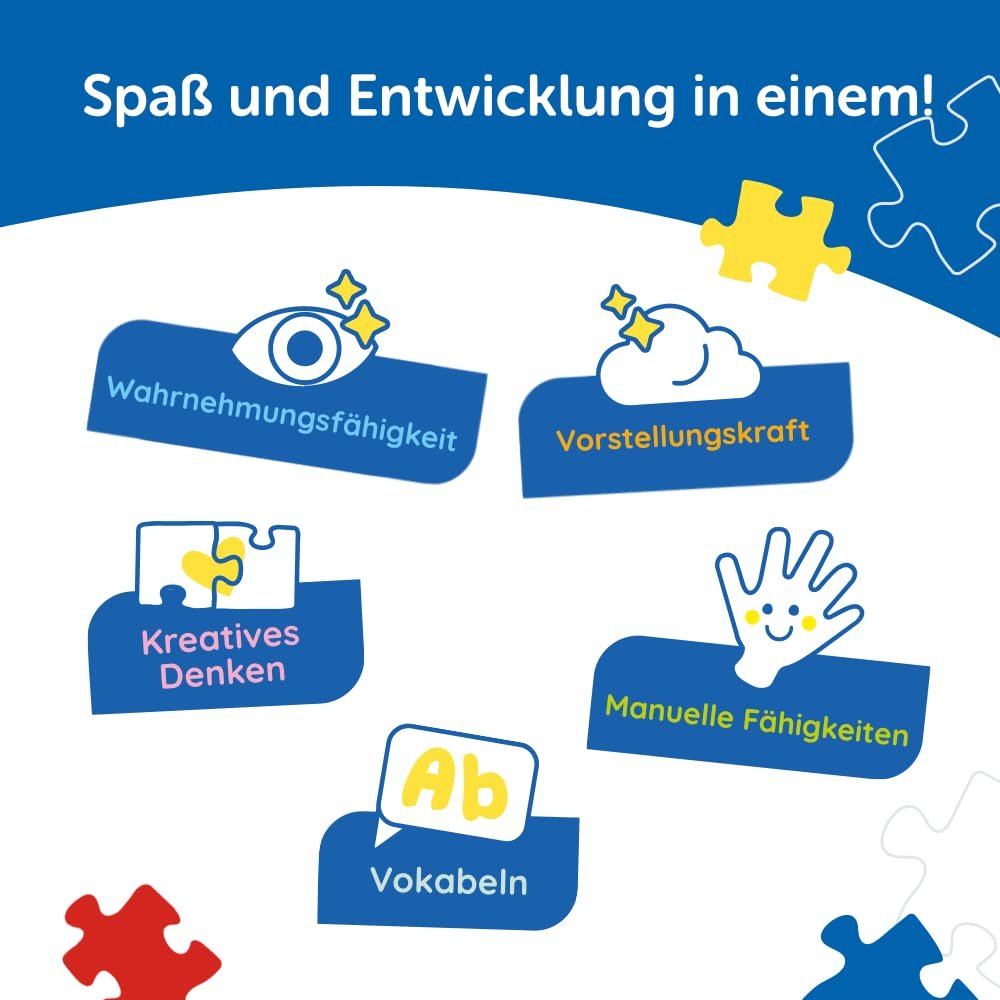 Пазл Trefl Primo Baby Shark Happy Shark Day 4 in 1 2 x 10 элементов, фото №3