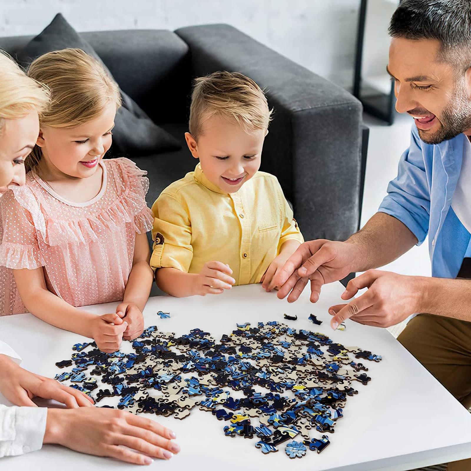 Дерев'яний пазл Кіт Унікальна форма тварин 270 елементів 28.5 x 36 см, фото №6 Дерев'яний пазл Кіт Унікальна форма тварин 270 елементів 28.5 x 36 см, фото №6