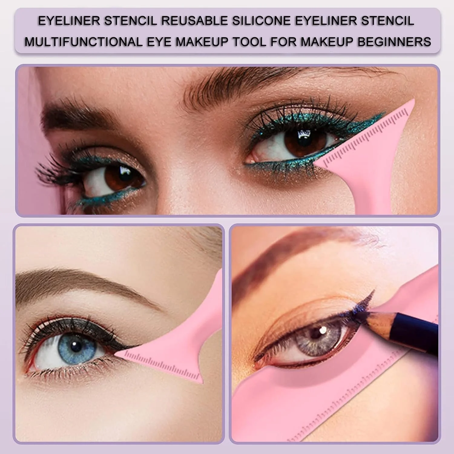 Трафарет для подводки RUNEAY Силиконовый, фото №5