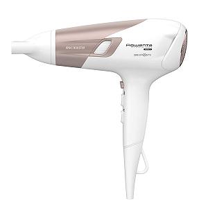 Фен Rowenta Studio Dry Glow CV5830, 2100 Вт, с диффузором для локонов, 3 температурных и 2 скоростных режима, функция ионизации, кнопка холодного воздуха, бело-розовое золото - Фото 1
