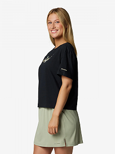 Футболка Rolling Bend™ Graphic Relaxed Crop SS 2119991CLB-010 Columbia Чорний S synthetic.ua - Фото 1