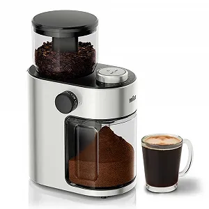 Кофемолка Braun FreshSet KG7070, для френч-пресса, фильтр-кофе, эспрессо, 15 степеней помола, 2-12 чашек, для 220 г кофе - Фото 1