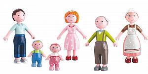 Куклы Haba Little Friends Родители и Бабушки и Дедушки Младенец - Фото 1