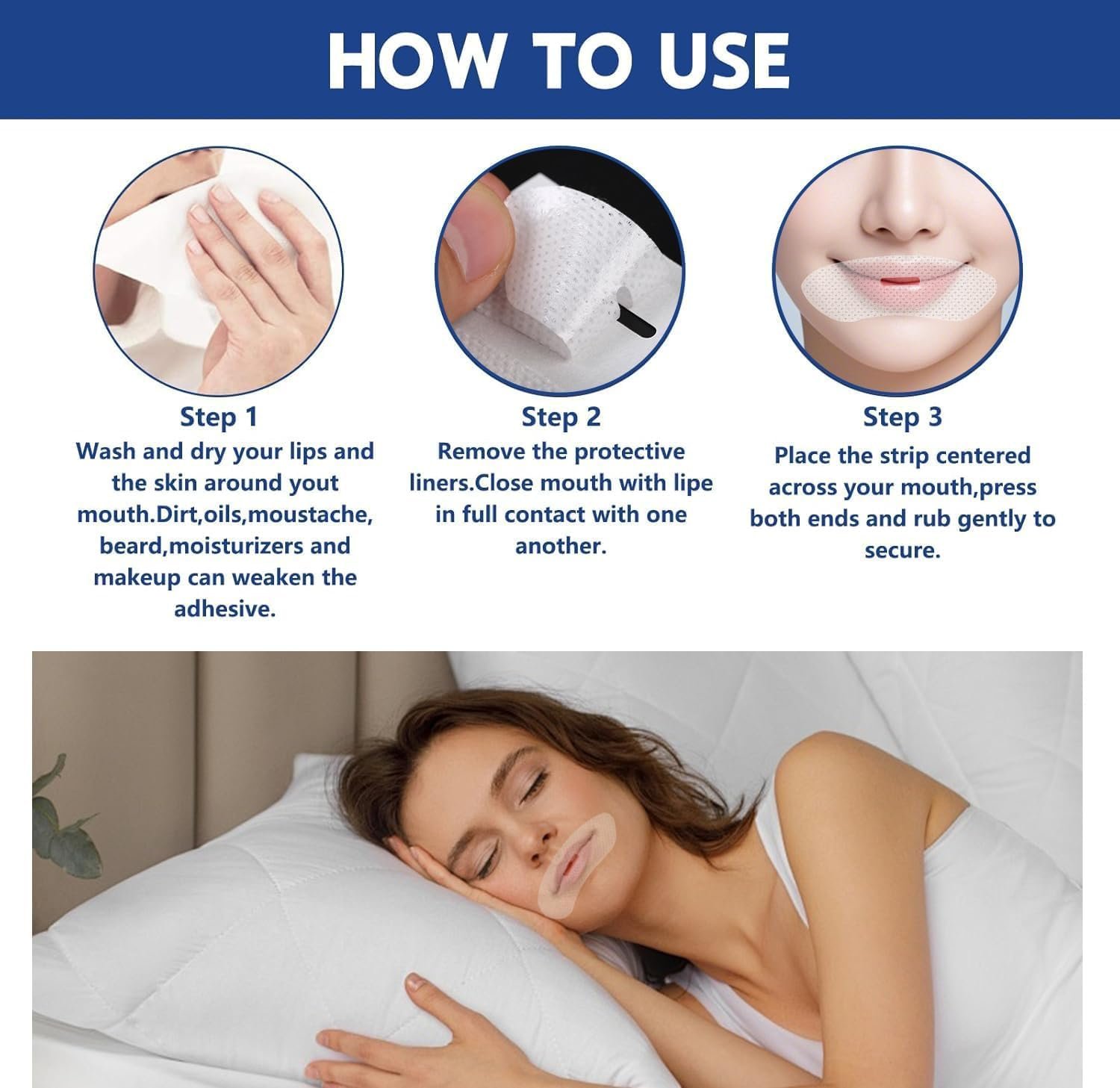 Пластирі для рота проти хропіння (120 шт.), фото №5 Пластирі для рота проти хропіння (120 шт.), фото №5