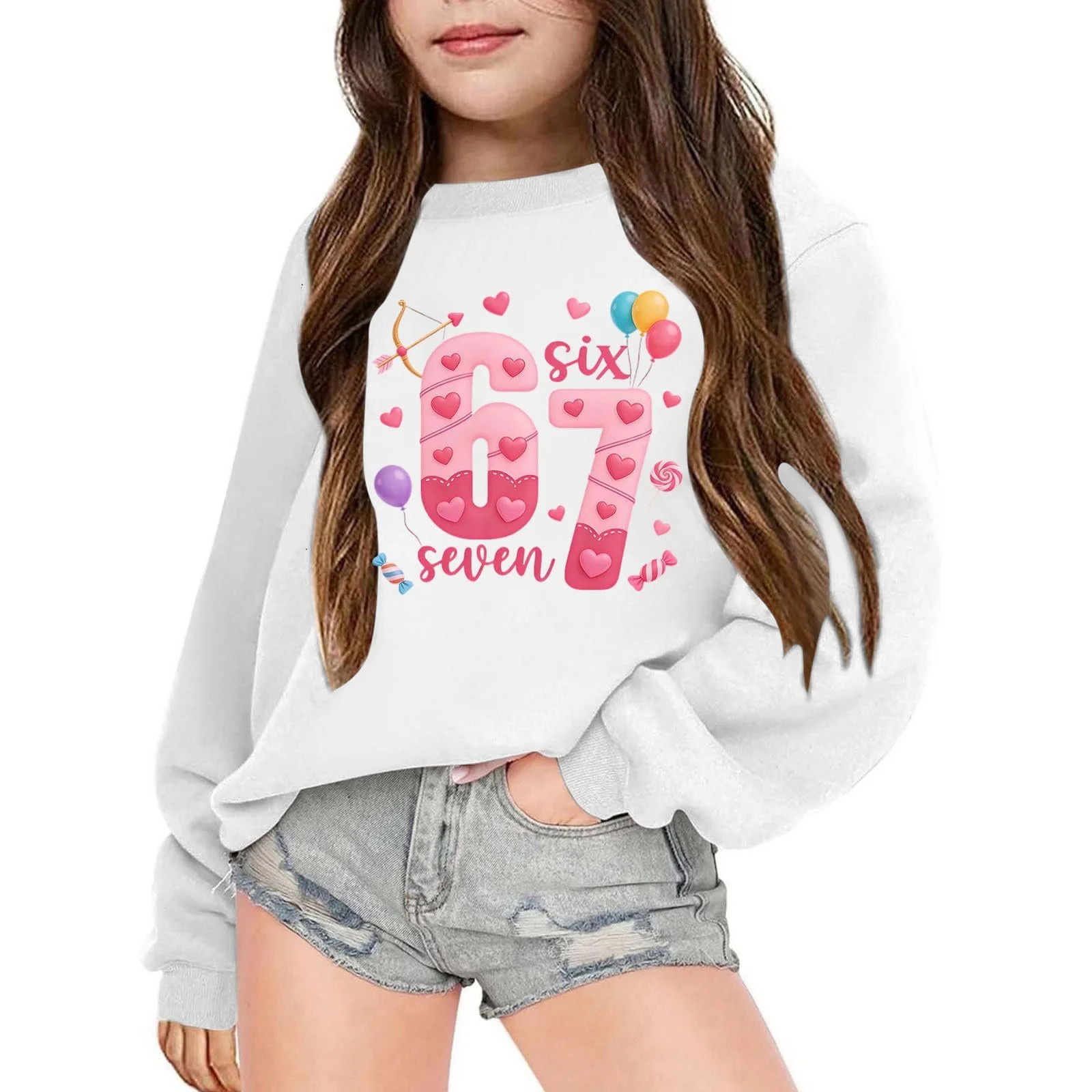 Стильний Пуловер для дітей (дівчаток, хлопчиків), м'який, повсякденний, з довгими рукавами, фото №3