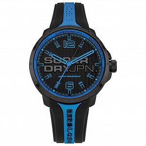Чоловічий аналоговий кварцовий годинник Superdry SYG216BU з силіконовим ремінцем - Фото 1