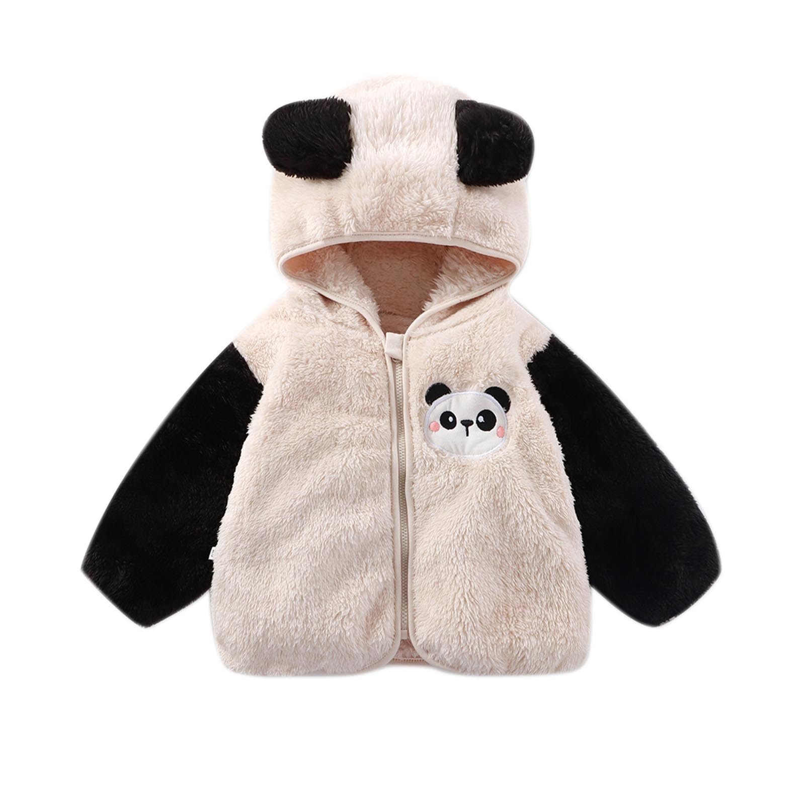 Детское пальто Generisch Bunny Плюшевое пальто с капюшоном, длинные рукава, флисовая теплая куртка на молнии, длинные рукава, мягкий повседневный осенне-зимний топ с капюшоном (6 месяцев - 3 года), фото №1 Детское пальто Generisch Bunny Плюшевое пальто с капюшоном, длинные рукава, флисовая теплая куртка на молнии, длинные рукава, мягкий повседневный осенне-зимний топ с капюшоном (6 месяцев - 3 года), фото №1