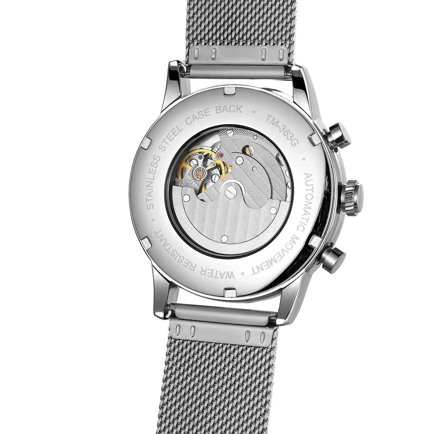 Мужские Автоматические Механические Аналоговые Часы Seagull Movement Автоматическая Индикация даты Индикатор запаса хода Ремешок из нержавеющей стали Деловой Годинник, фото №5 Мужские Автоматические Механические Аналоговые Часы Seagull Movement Автоматическая Индикация даты Индикатор запаса хода Ремешок из нержавеющей стали Деловой Годинник, фото №5