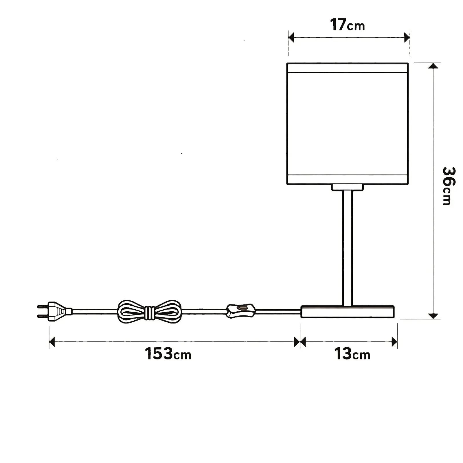 Настільна лампа INSPIRE CARVI 1 x E27 макс. 40 Вт В. 36 см Рафія Метал Чорний Бохо, фото №3