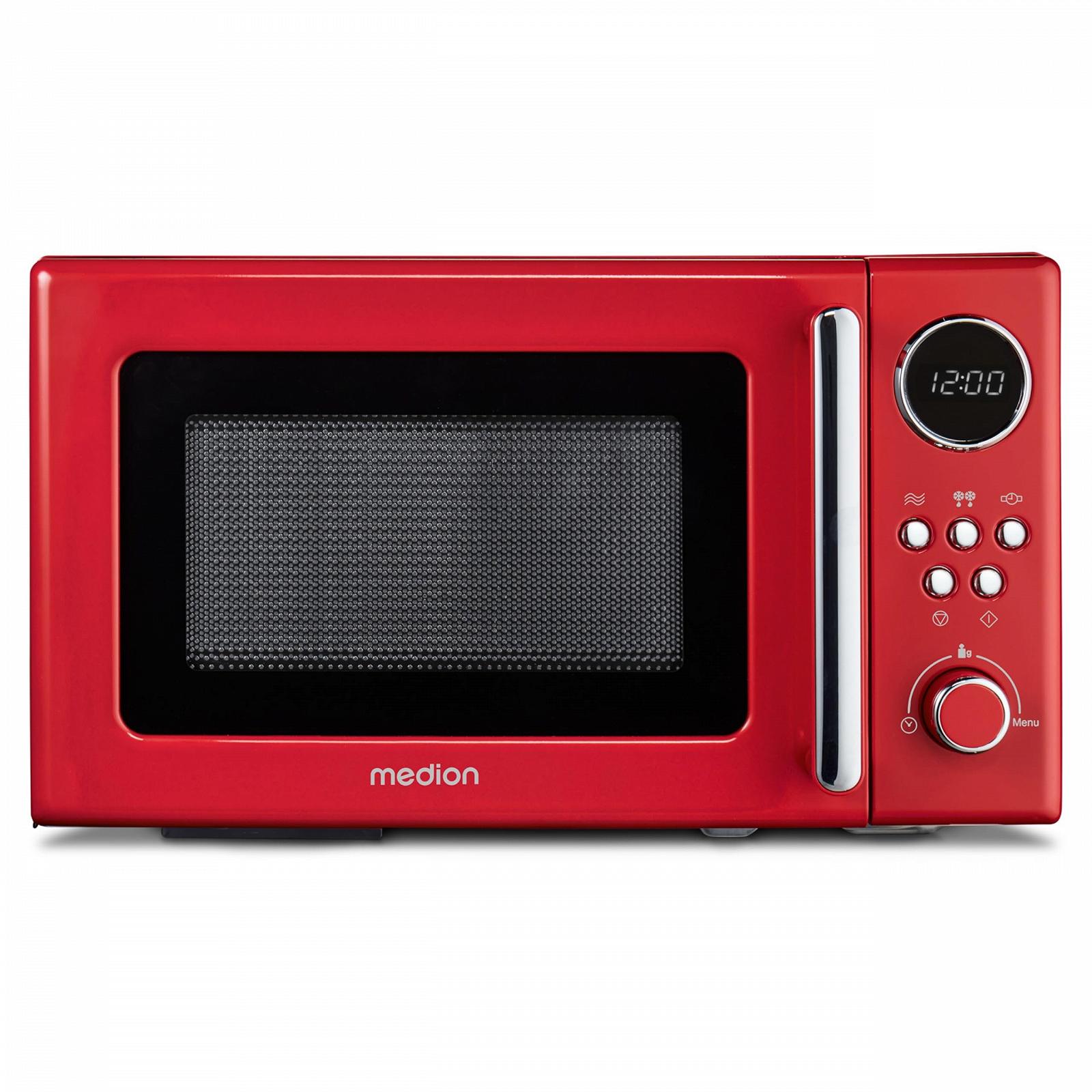 Микроволновая печь MEDION MD15000 Retro 20 л 800 Вт Красная, фото №8