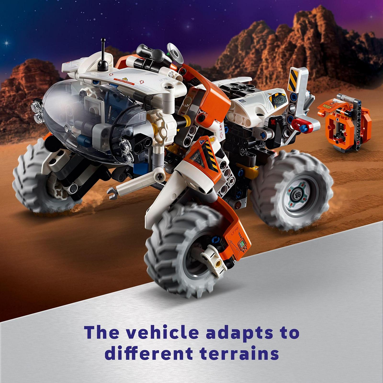 Конструктор LEGO Technic Surface Space Loader LT78, Космическая игрушка для приключений, конструирования, исследования и строительства, Космический подарок для творческой игры, Подарок на день рождения для мальчиков от 8 лет, фото №3 Конструктор LEGO Technic Surface Space Loader LT78, Космическая игрушка для приключений, конструирования, исследования и строительства, Космический подарок для творческой игры, Подарок на день рождения для мальчиков от 8 лет, фото №3