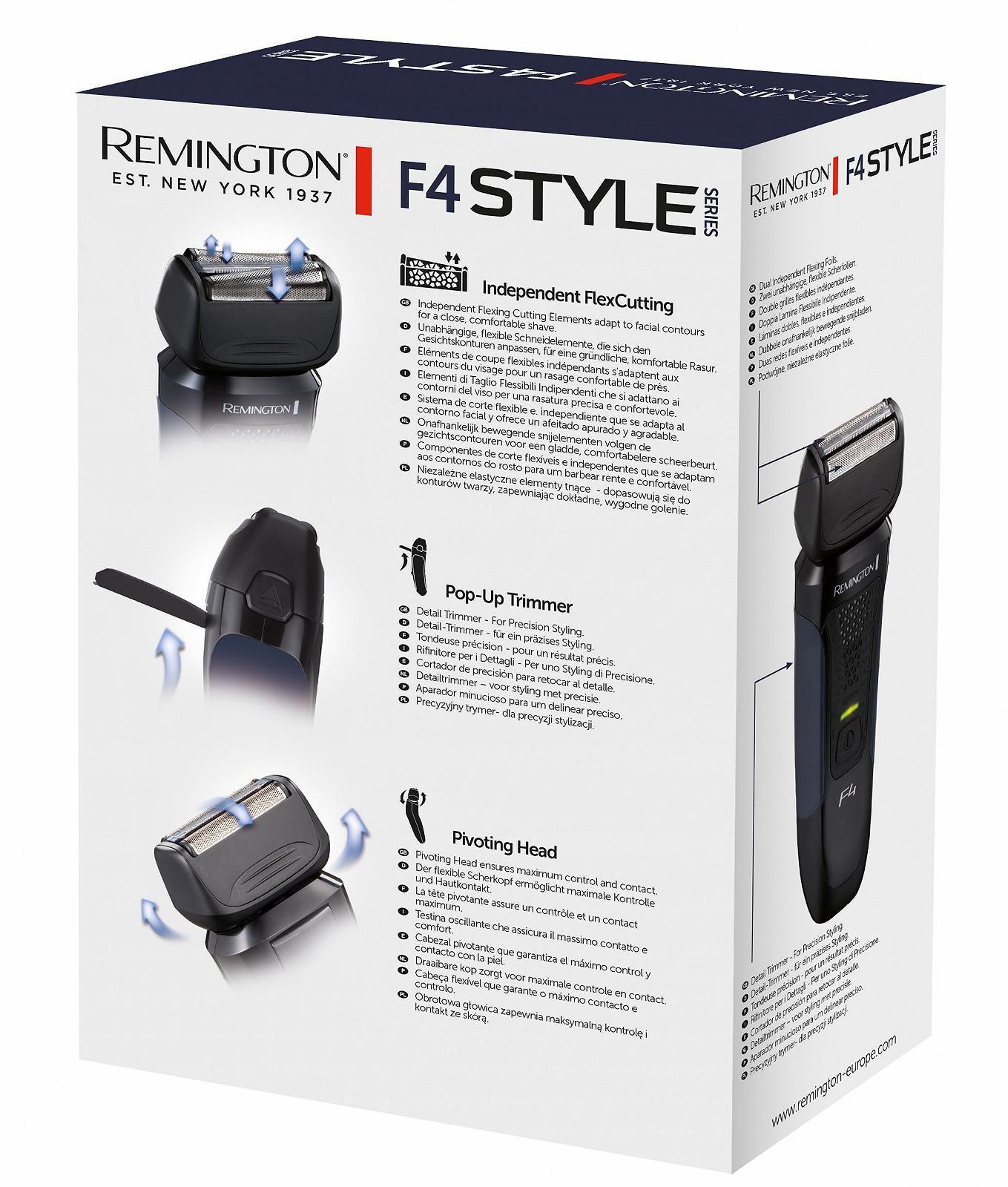 Электробритва Remington Series F4 F4002 для влажного и сухого бритья водонепроницаемая, фото №13 Электробритва Remington Series F4 F4002 для влажного и сухого бритья водонепроницаемая, фото №13