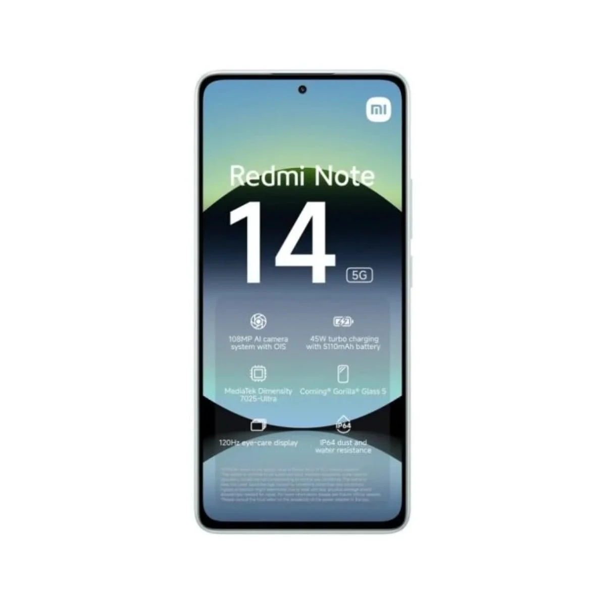 Смартфон Xiaomi Redmi Note 14 5G 256GB Coral Green, фото №2 Смартфон Xiaomi Redmi Note 14 5G 256GB Coral Green, фото №2