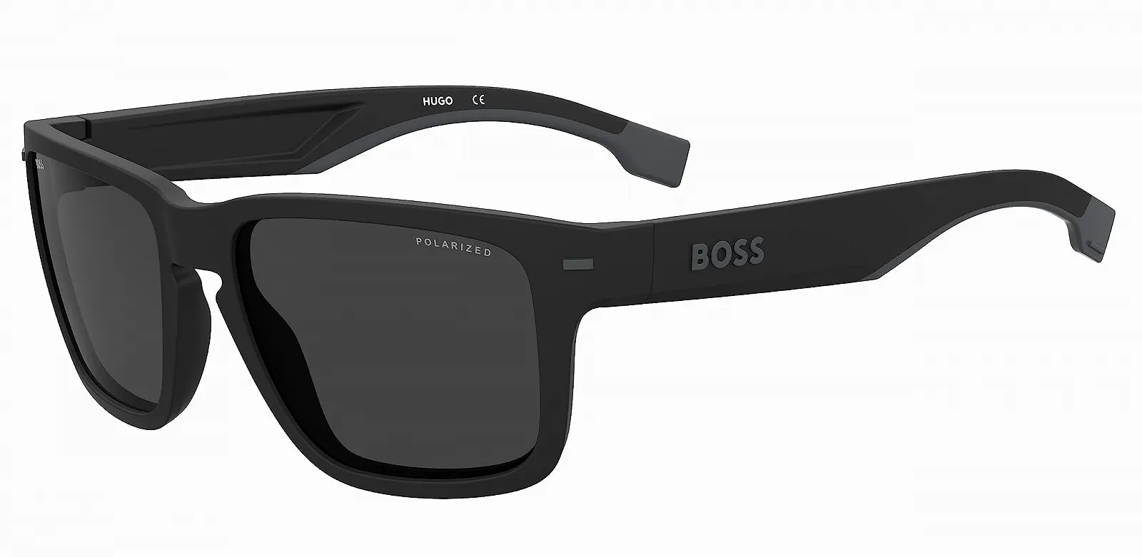 Унісекс Сонцезахисні окуляри HUGO BOSS Чорний матовий Сірий/Темно-сірий, фото №1 Унісекс Сонцезахисні окуляри HUGO BOSS Чорний матовий Сірий/Темно-сірий, фото №1