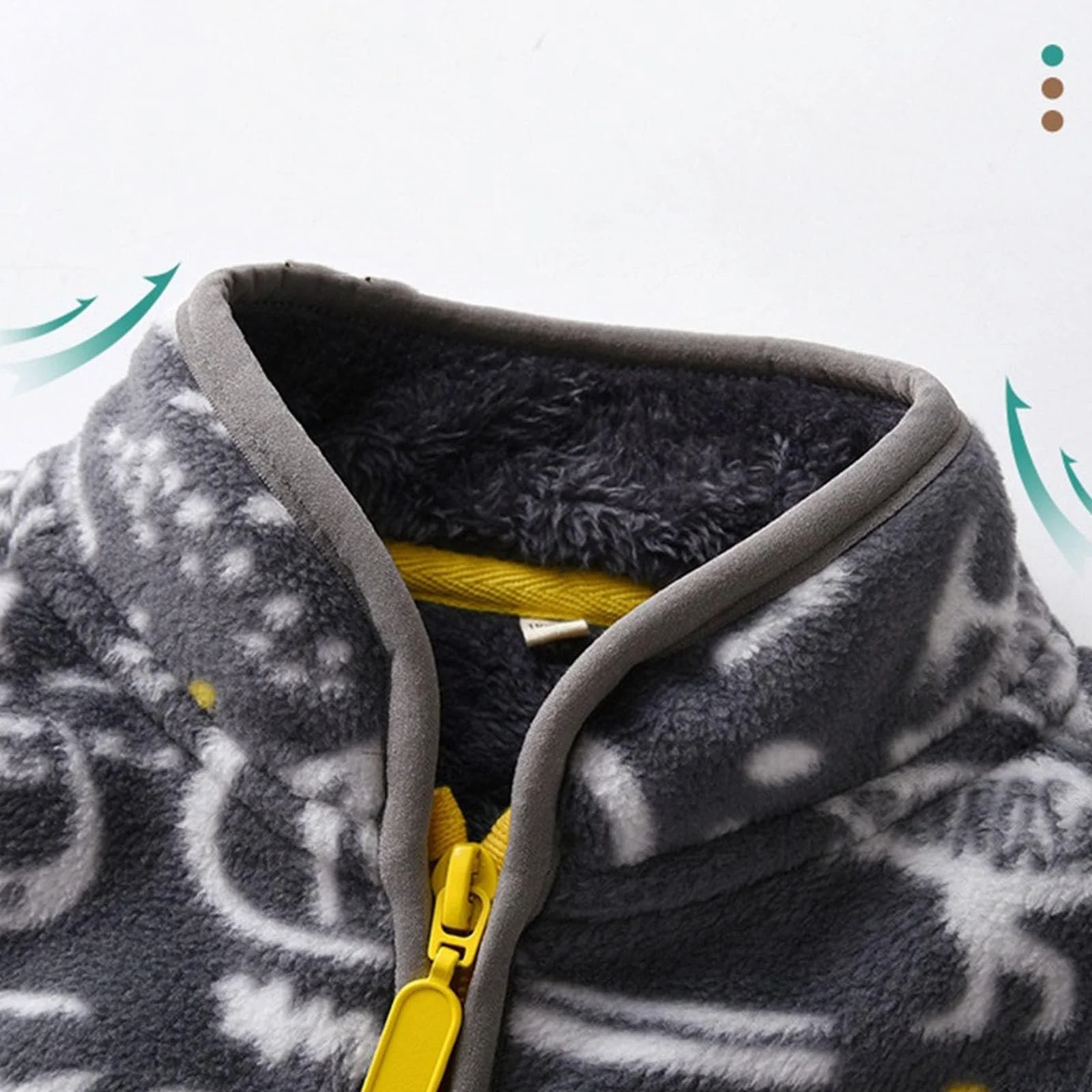 Зимова куртка Kwatieh Linboo, для дітей, на флісі, фото №4 Зимова куртка Kwatieh Linboo, для дітей, на флісі, фото №4