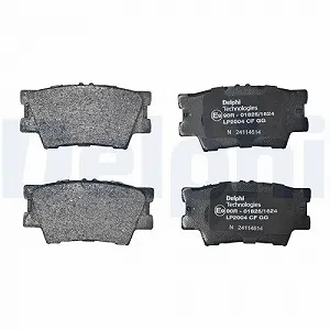 Комплект тормозных колодок, дисковый тормоз DELPHI LP2004 для TOYOTA LEXUS TOYOTA (GAC) synthetic.ua - Фото 1