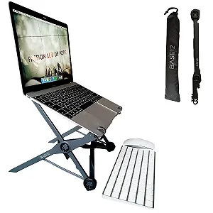 Портативная Подставка для Ноутбука Универсальная с Вентиляцией и Регулировкой для MacBook и Других Ноутбуков - Фото 1