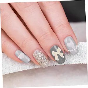 Стразы для ногтей Черные 3D украшения для маникюра, аксессуары, стразы для ногтей, ювелирные изделия, 3D украшения из смолы, 2 коробки synthetic.ua - Фото 1