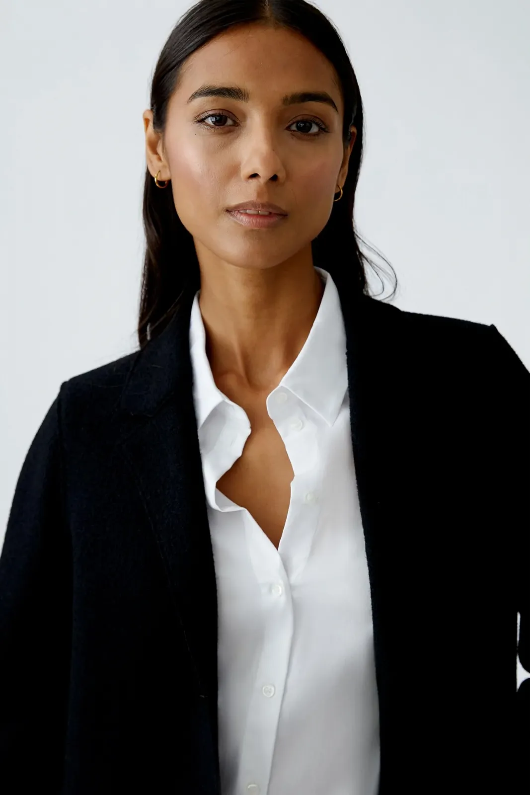 Пальто Oui Mayson Жіноче з вареної вовни, чиста натуральна вовна, прямий крій, однотонне, фото №5 Пальто Oui Mayson Жіноче з вареної вовни, чиста натуральна вовна, прямий крій, однотонне, фото №5