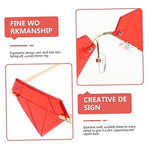 Безкаркасні окуляри PACKOVE 4 пари для чоловіків і жінок, без оправи synthetic.ua - Фото 1