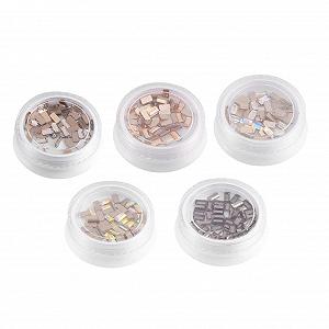 Стрази Скляні прикраси Плоска коробка Самоцвіти Кристал 3D Дриль для нігтів - Фото 1