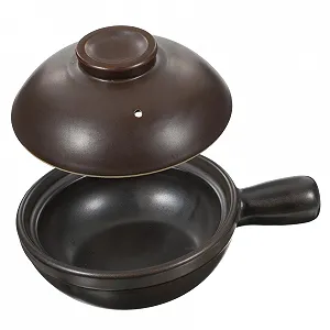 Кастрюля для запекания VALICLUD Small керамическая с крышкой термостойкая - Фото 1