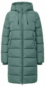 Жіноче пальто QS стьобане з капюшоном - Фото 1