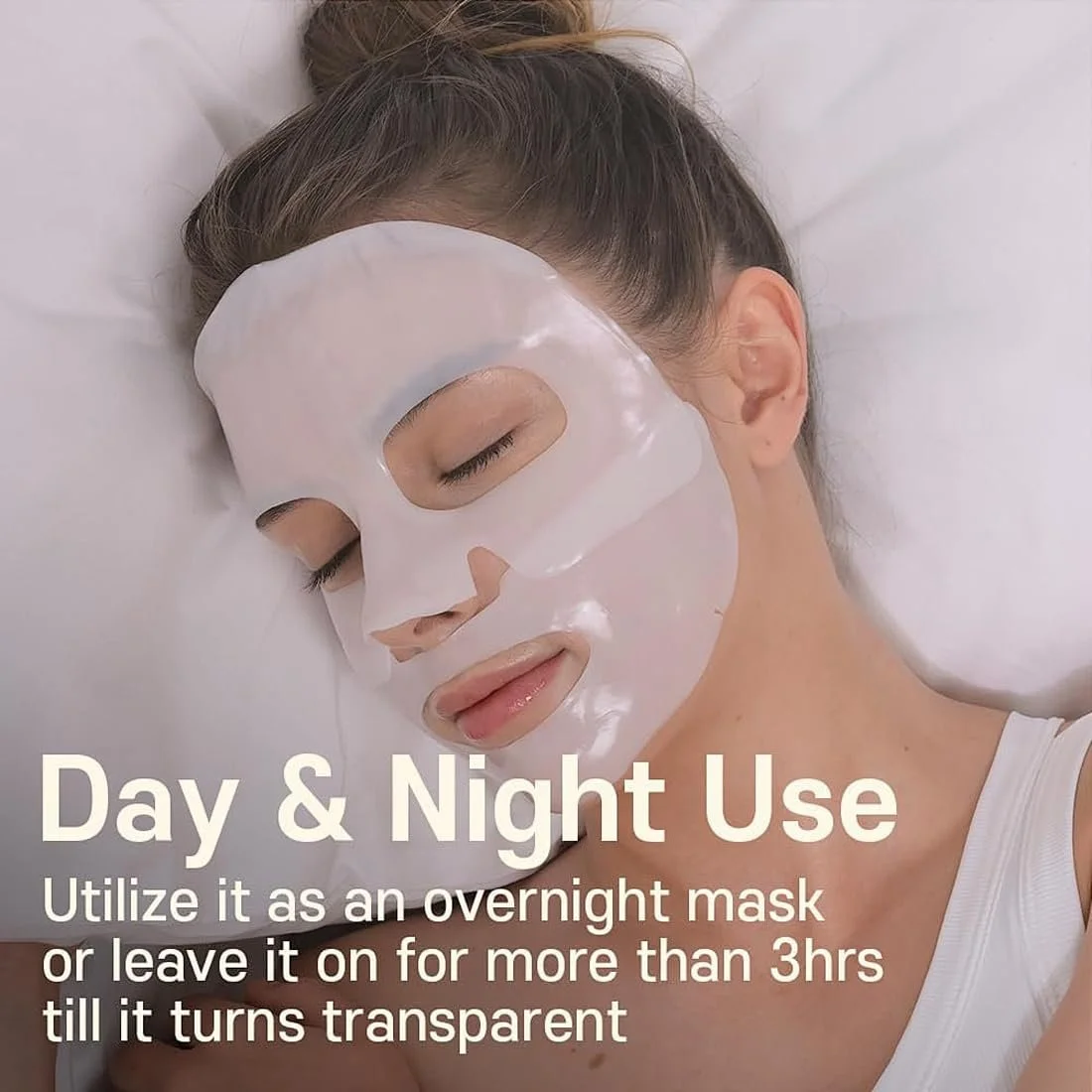 Маска Колагенова Organic Korean, Набір 4 шт, Маска для Обличчя Нічна, Зволожуюча, для жінок (1 набір), фото №7