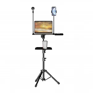 Напольная стойка для ноутбука с регулируемой алюминиевой станиной - Фото 1