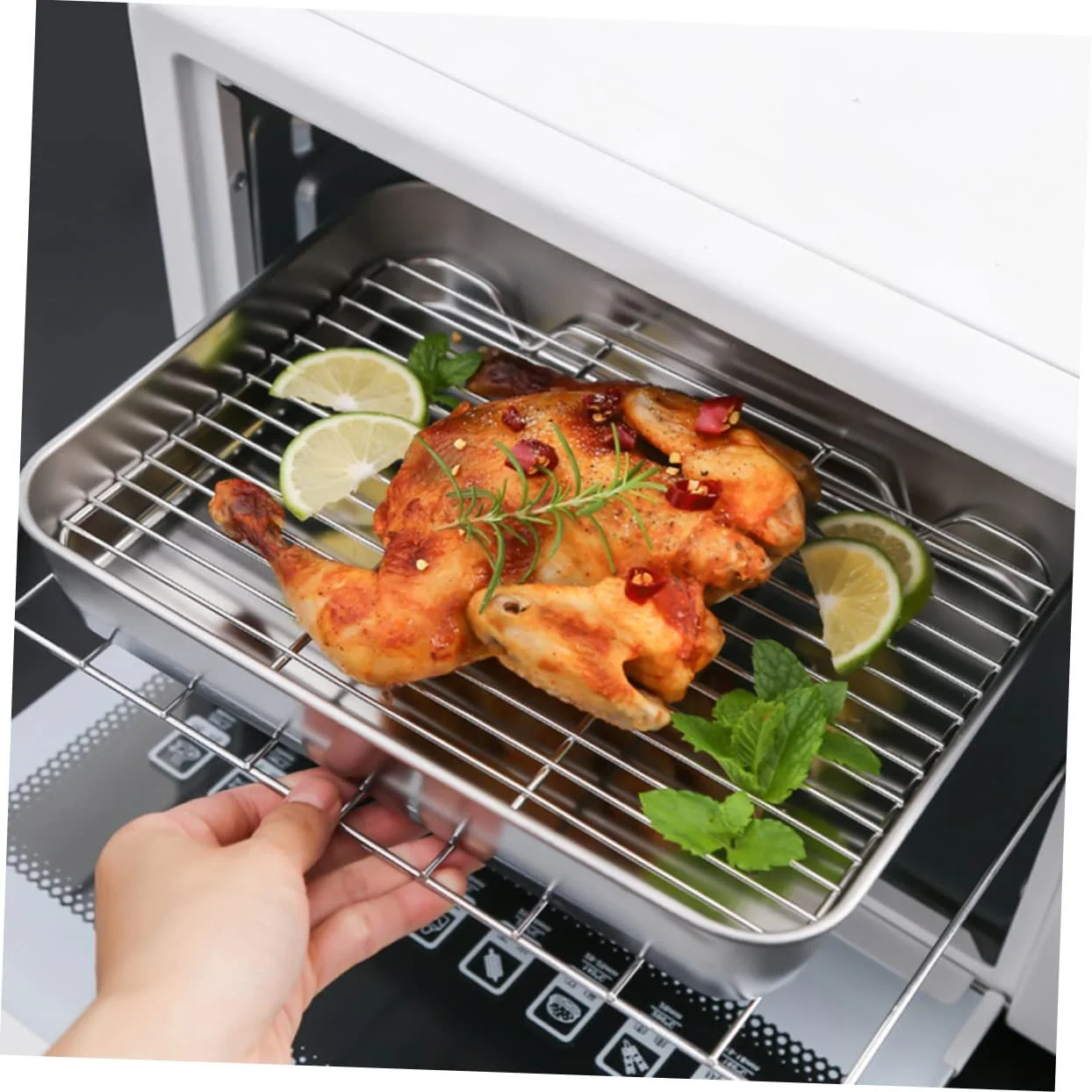 Противень Zerodeko Нержавеющая сталь японский стиль для гриля и запекания, фото №6