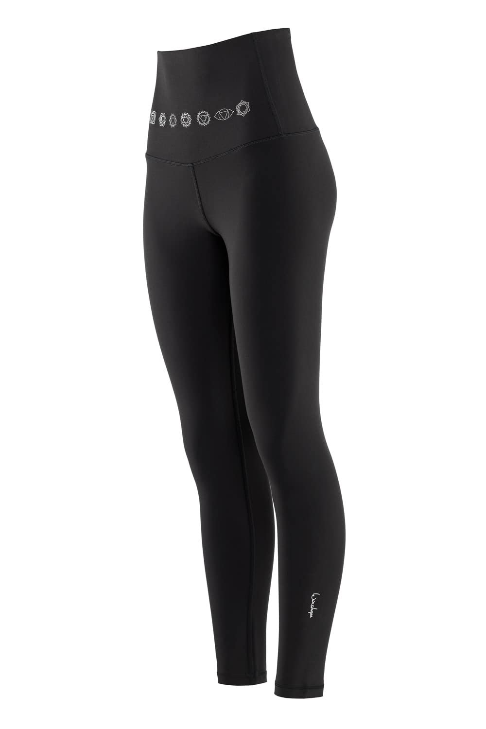 Легинсы WINSHAPE Functional Comfort Hwl112c ",high Waist" с серебряной аппликацией 7 чакр, фото №3