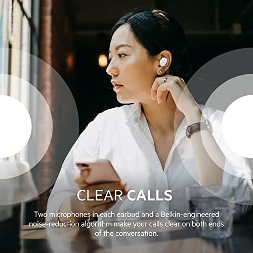 Навушники Belkin Soundform Play True Wireless In-Ear Білі AUC005, фото №4