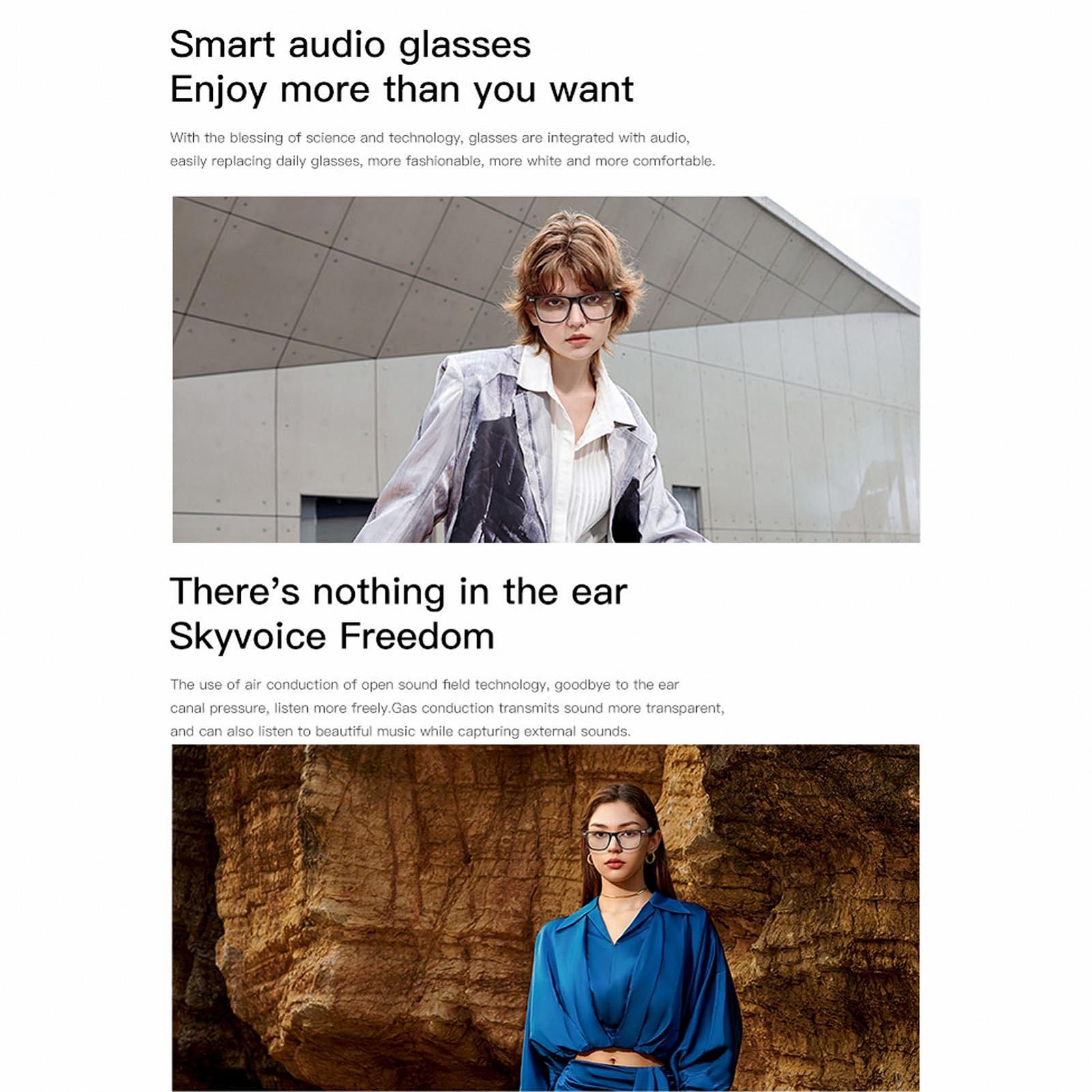 Розумні окуляри-перекладач Bluetooth, підтримка перекладу в реальному часі 160 мовами, фото №9