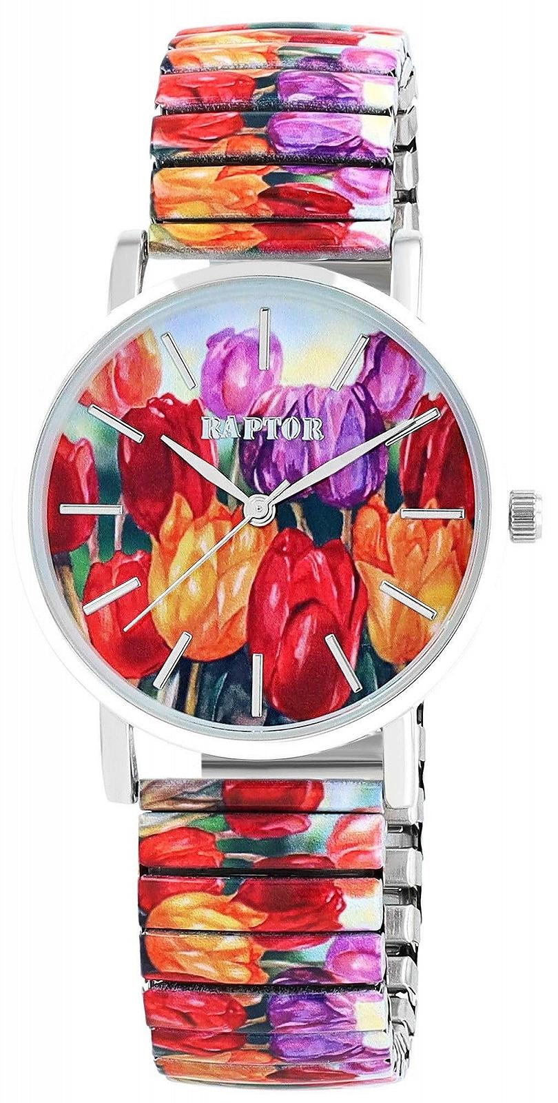 Женские часы Raptor Colourful Edition RA10205 Аналоговый Кварц, белый/разноцветный, браслет, фото №1 Женские часы Raptor Colourful Edition RA10205 Аналоговый Кварц, белый/разноцветный, браслет, фото №1