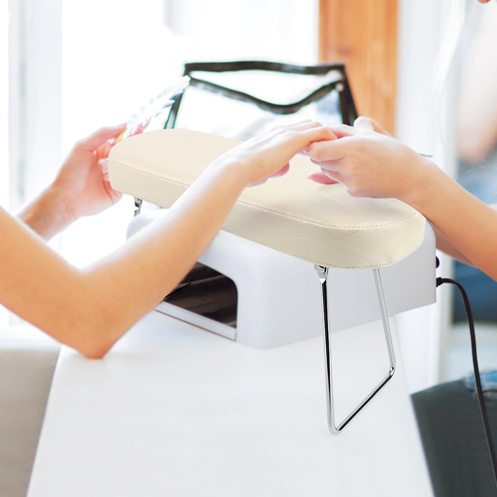 Підставка для рук манікюрна RISVOWO Шкіряна PU Подушка, фото №2