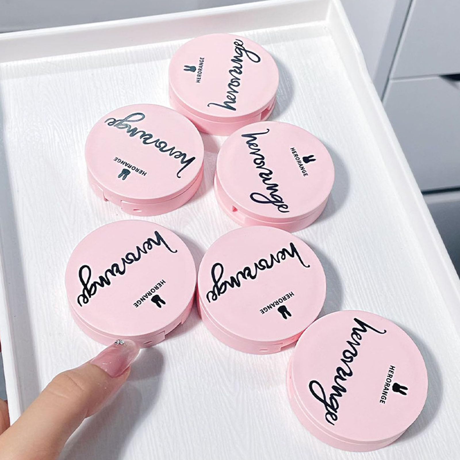 Пакет з 2 Мус Матова Пудра Рум'яна Bold Girl Червоний та Рожевий Легке М'яке Матове Покриття 2-в-1 Рум'яна і Тіні для Вік Натуральне Покриття, фото №5