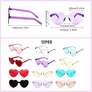 Солнцезащитные очки в форме сердца KINBOM, 12 цветов synthetic.ua - Фото 1
