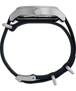 Годинник Timex Expedition TW2V23000 з синім циферблатом та ремінцем NATO, синій, TW2V23000-AMZUK synthetic.ua - Фото 1