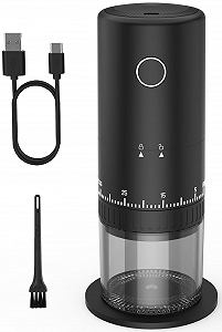 Купить Кофемолка аккумуляторная CEVING ProGrind X1 Черная - Фото 1 Кофемолка аккумуляторная CEVING ProGrind X1 Черная - Фото 1