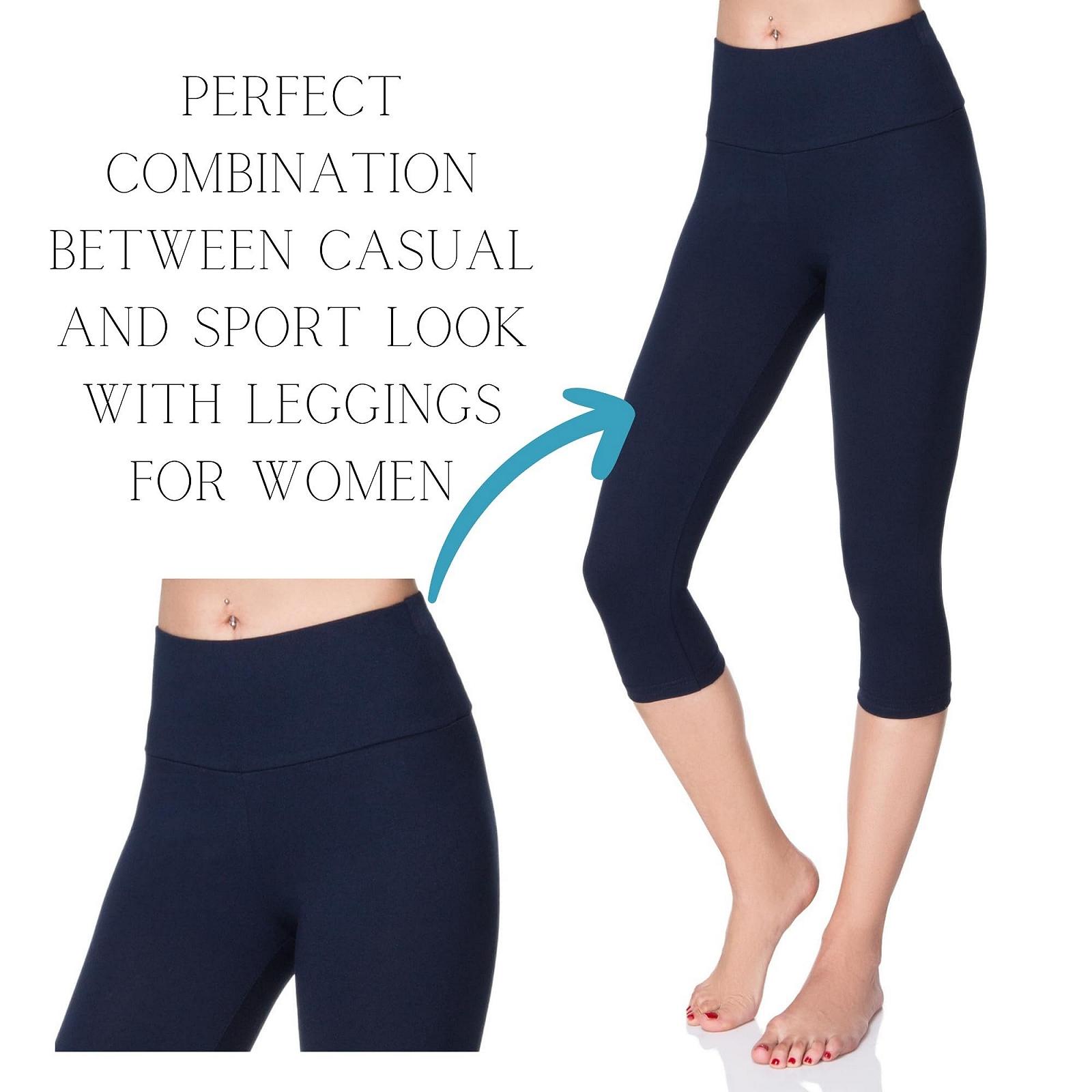 Шорты 3/4 SOFTSAIL Capri Женские Спортивные Хлопковые с Высокой Талией, фото №4