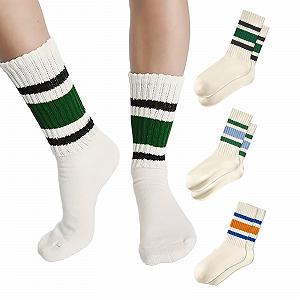 Носки Crew Женские, 3 пары Ретро Носков в Полоску, Спортивные Носки для Мужчин и Женщин, Унисекс Носки Crew, Размер 36-42, 15 см пояс, Идеально подходят для спорта, повседневной носки и ретро стиля - Фото 1