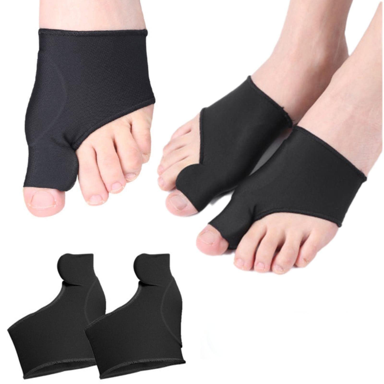 Коректор великого пальця стопи Ортопедична шина Hallux Valgus з гелевими подушечками, фото №1